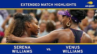 Extended Highlight Serena Williams vs Venus Williams  2018 US Open R3 [upl. by Wira896]