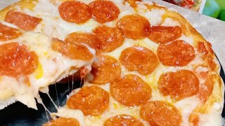 como preparar la mejor Pizza casera Receta en menos de un minuto fácil y muy rica [upl. by Freberg944]