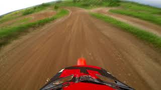 Honda XL500 1982 Rev Limiter Around Motocross Track 2021 GoPro Footage [upl. by Olive]