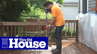 How to Restore a Deck  This Old House [upl. by Htehpaj]