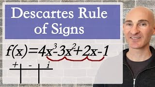 Descartes Rule of Signs [upl. by Sadowski]