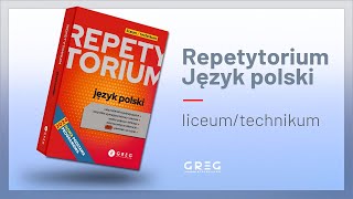 Repetytorium  liceumtechnikum  język polski nowa podstawa programowa  2024 [upl. by Evey]