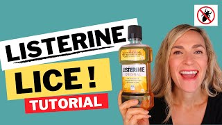 Listerine for Lice Video Tutorial [upl. by Walther]