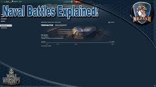 World of Warships Naval Battles explained [upl. by Cohette]