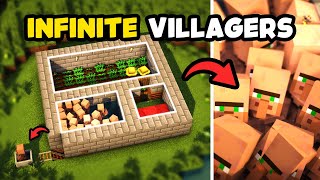 The EASIEST Infinite Villager Breeder in Minecraft 121 [upl. by Eelyme447]