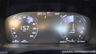 2016 Volvo S90 D5 AWD 235 HP 0100 kmh amp 0100 mph Acceleration [upl. by Annail644]