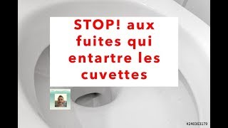 STOP  aux fuites dans les toilettes [upl. by Dnallor]