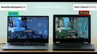 Mediatek Kompanio 828 VS Intel Celeron N5100 Benchmark Test Global [upl. by Aneles]