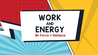 WORK amp ENERGY  Physics Animation [upl. by Anitsahs]