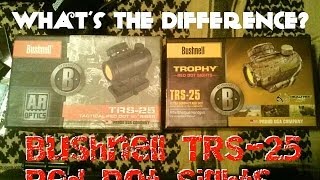 Bushnell TRS25 Trophy comparison [upl. by Hamal]