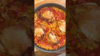 How to make an easy onepan Mexican chicken and rice  tastecomau [upl. by Ahset]