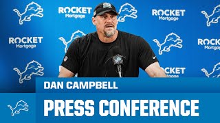 Dan Campbell Press Conference  October 21 2024 [upl. by Llehcal589]