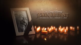 Funeral Memorial Card After Effects Template [upl. by Carlye]