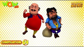 Motu Patlu  Non stop 3 episodes  3D Animation for kids  63 [upl. by Aisad774]