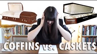 MORBID MINUTE Coffins vs Caskets [upl. by Llemar]