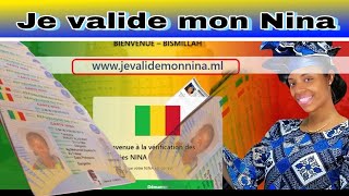 La carte Nina du Mali Pour la validation de vos cartes didentités biométriques 2023 [upl. by Anaytat9]