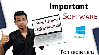 Important Software Needed in laptop  2021 HINDI [upl. by Wattenberg]