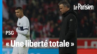 Mbappé « a une liberté totale » sur le terrain affirme Luis Enrique après LillePSG [upl. by Ingalls]