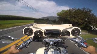 2012 Yamaha road star 1700 test ride Review [upl. by Annavaj]