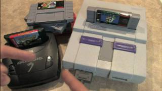 Classic Game Room  SUPER NINTENDO console review [upl. by Nylikcaj]