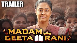 Madam Geeta Rani Raatchasi 2020 Official Trailer Hindi Dubbed  Jyothika Hareesh Peradi [upl. by Awuhsoj]