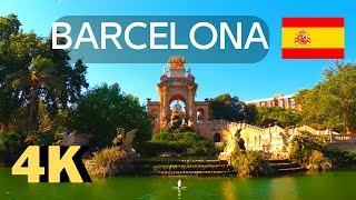 Walking in Parc de la Ciutadella Barcelona 4K Spain 🇪🇸 [upl. by Nonnad566]