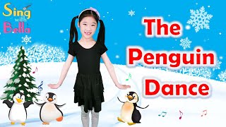 Penguin Song ♫The Penguin Dance with Lyrics  Brain Breaks  Kids Action Song  Sing with Bella [upl. by Saixela]