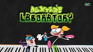 Dexters Laboratory  Main Theme Piano Tutorial Synthesia [upl. by Aehsila650]