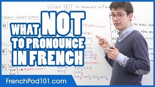 Improve Your French Pronunciation  What NOT to pronounce [upl. by Ihcalam]