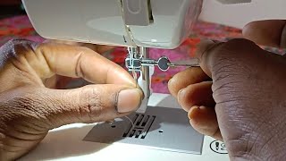 how change needle singer start 1304 1306 sewing machine 9361384348 [upl. by Kantos]