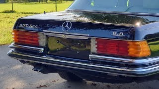 1977 MercedesBenz 450 SEL 69 Sclass w116 [upl. by Ecenaj]