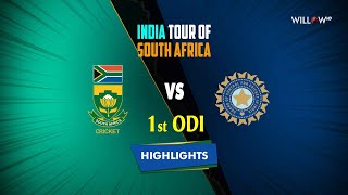 Highlights 1st ODI South Africa vs India  1st ODI  SA vs IND [upl. by Ahsyle188]