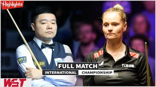 Ding Junhui vs Reanne Evans Full Match Highlights  International Championship 2024 [upl. by Sherie]