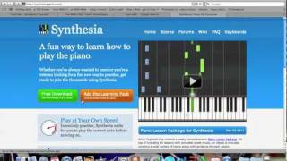 How to Download SYNTHESIA Find and Input MIDI EDIT songs and Record on MAC [upl. by Adnola231]