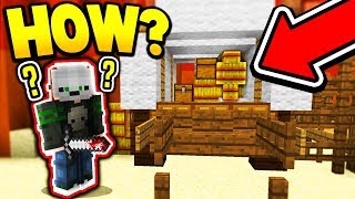 SECRET HAY BALE HIDING SPOT Minecraft Murder Mystery Camo Trolling [upl. by Culver]