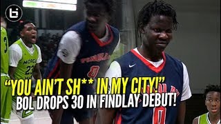 Bol Bol CRAZY FINDLAY PREP DEBUT 30 Points W Busted Finger Like Mike Highlights v Morgan Park [upl. by Aillimat]