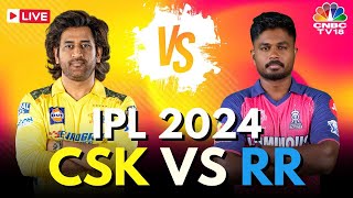 IPL 2024 LIVE CSK Vs RR LIVE Match  MS Dhoni  Chennai Super Kings Vs Rajasthan Royals Score N18L [upl. by Macario]