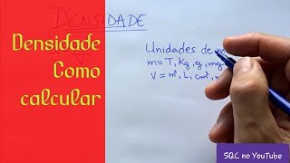 Como calcular densidade  Massa específica  Massa e volume  Química e Física  Vídeo aula 01 [upl. by Ailegna874]