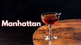 Manhattan Cocktail Recipe  Easy Guide to this Classic Drink [upl. by Wilden]