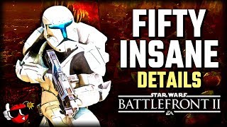 50 INSANE DETAILS on Felucia  Star Wars Battlefront 2 NEW MAP [upl. by Januarius]