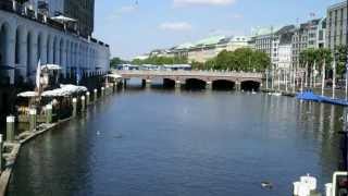 Hamburg Maritimes Leben an der Binnenalster Maritime life around the Inner Alster [upl. by Lorenzo382]