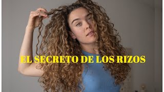 LOS 3 TRUCOS PARA UNOS RIZOS PERFECTOS 👩🏼‍🦱  Curly Routine [upl. by Hayes]