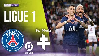 PSG vs Metz  LIGUE 1 HIGHLIGHTS  05212022  beIN SPORTS USA [upl. by Oilime]