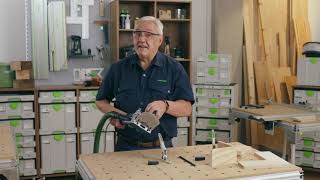 Mitre joints with the Festool DOMINO DF 500 [upl. by Cha]