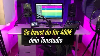 Tonstudio für 400€ einrichten  Mit diesem Home Studio Equipment Set  abmischenlernende [upl. by Thurston630]