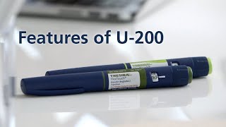 Tresiba® insulin degludec injection 200 UmL FlexTouch® U200 Features [upl. by Yxel]