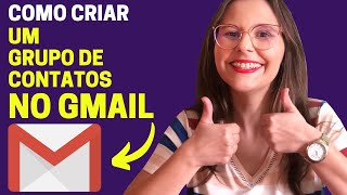 Como criar grupo de contatos no gmail [upl. by Ayom403]