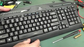 Flooded Logitech Keyboard Teardown [upl. by Frederica]