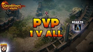 One vs All 1v4 PVP  Drakensang Online  singofficial [upl. by Nuahsak]