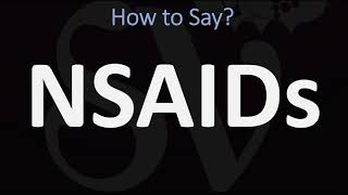 How to Pronounce NSAIDs CORRECTLY [upl. by Rorie]